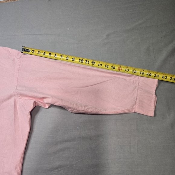 Ralph Lauren Men's 17.5 Cotton Pink Yarmouth Long Sleeve Button Down Shirt - Picture 10 of 11
